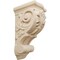 Ekena Millwork 6 1/4"W x 7 5/8"D x 14 1/8"H Large Floral Corbel, Alder COR06X07X14FLAL - alternate 1